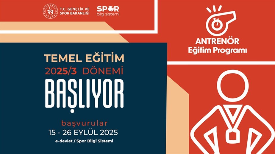 2025/3 ANTRENÖR TEMEL EĞİTİM SINAVI