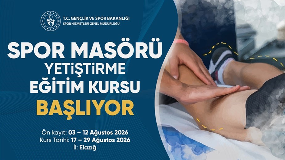 SPOR MASÖRÜ YETİŞTİRME EĞİTİM KURSU AÇILIYOR