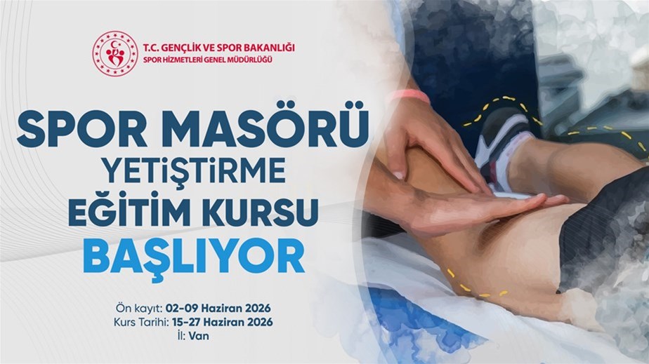 SPOR MASÖRÜ YETİŞTİRME EĞİTİM KURSU AÇILIYOR